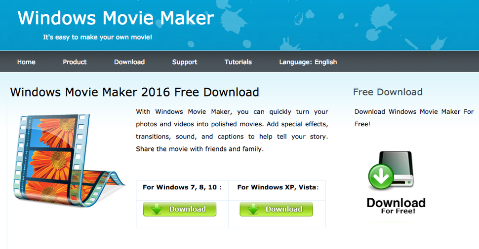 windows movie maker download 2017