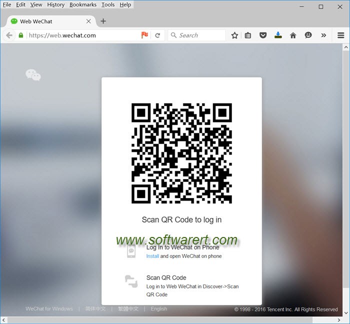 how to scan qr code on mac for wechat